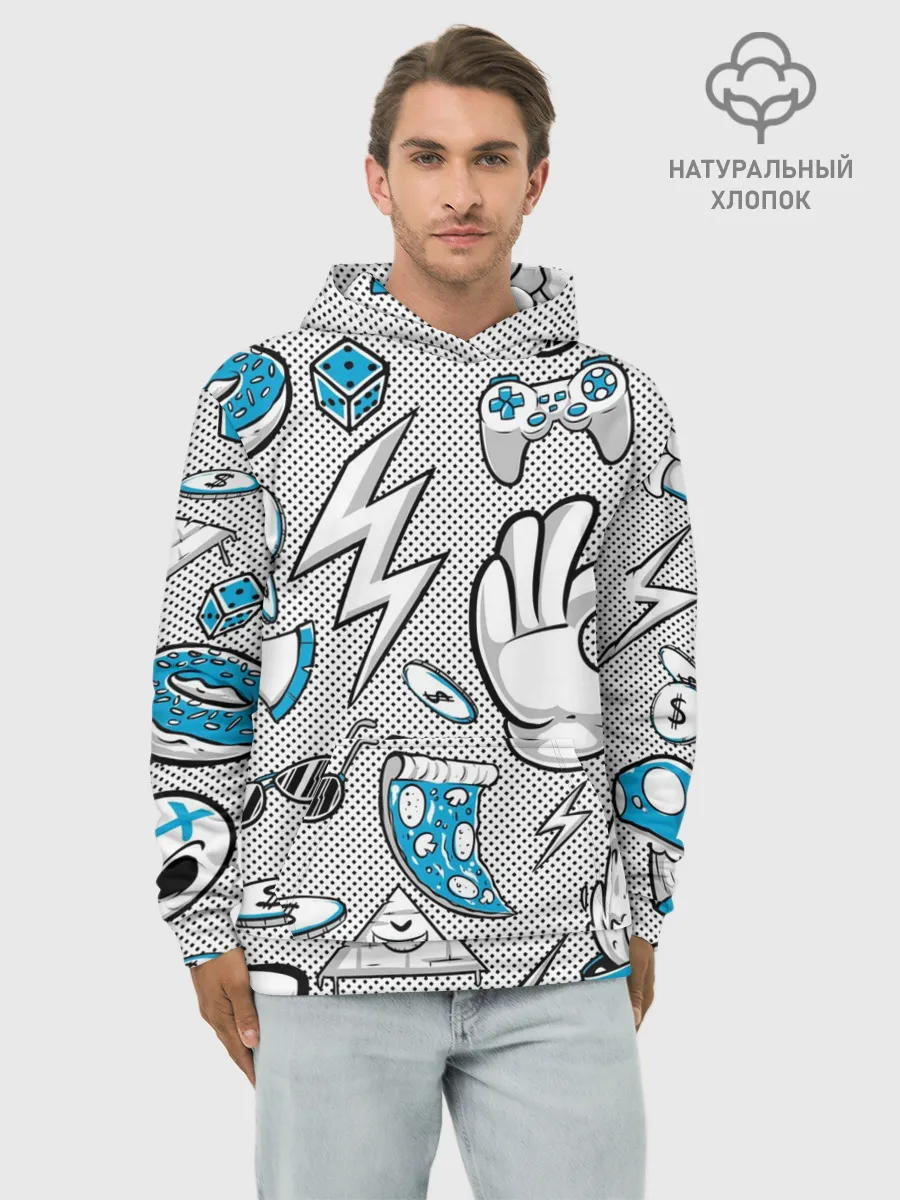 Худи мужской база хлопок / Gamer Style