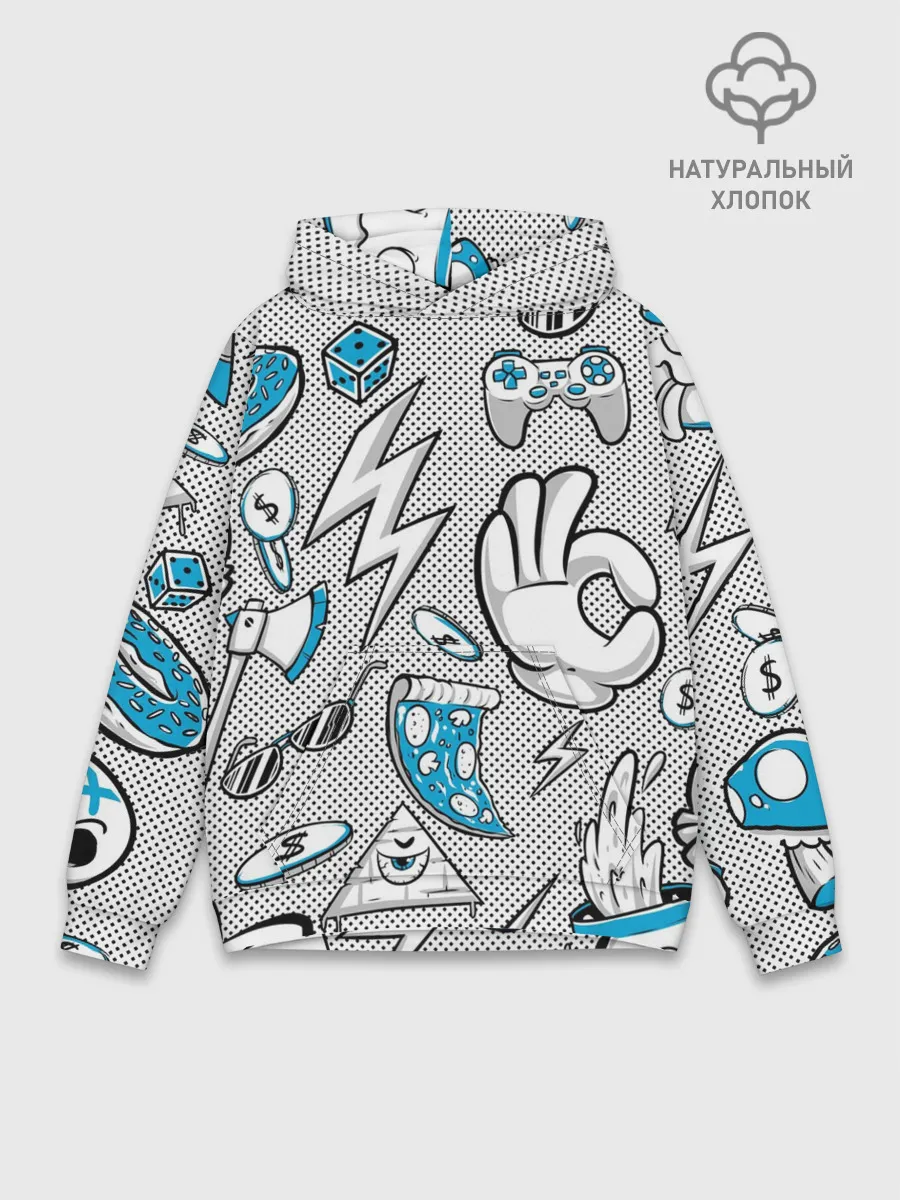 Худи мужской база хлопок / Gamer Style