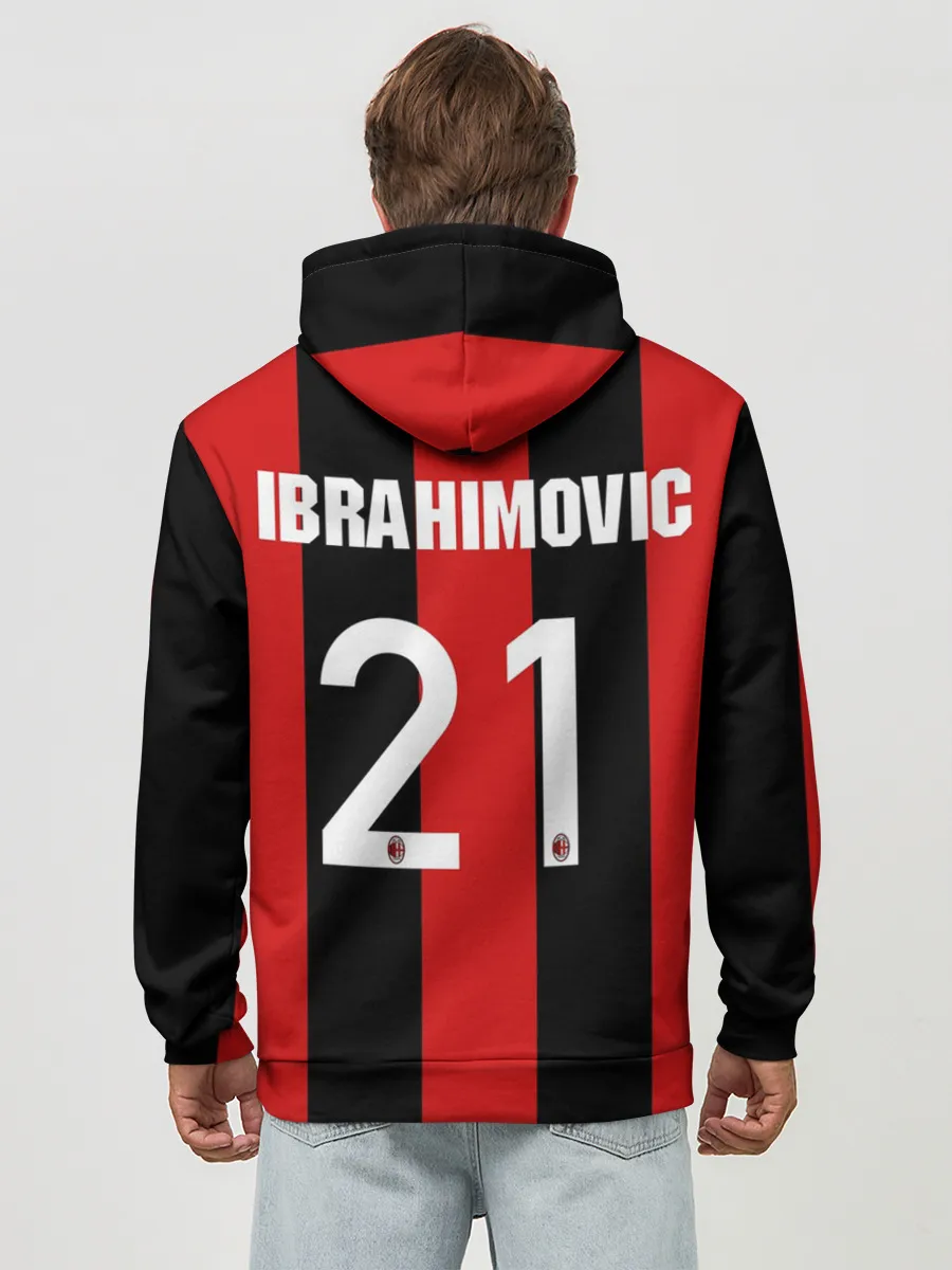 Худи мужской база хлопок / Форма Милан Ибрагимович