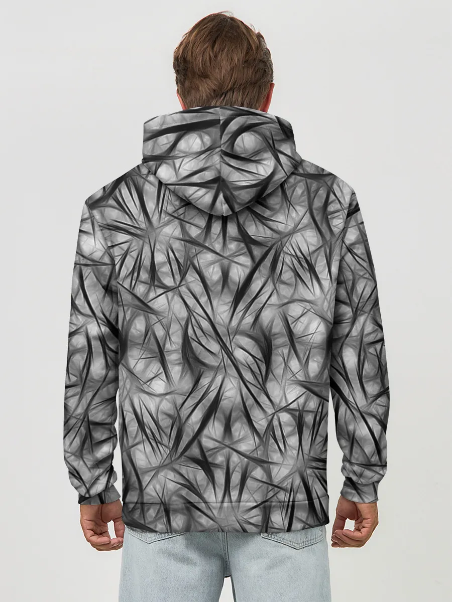 Худи мужской база хлопок / Черепа