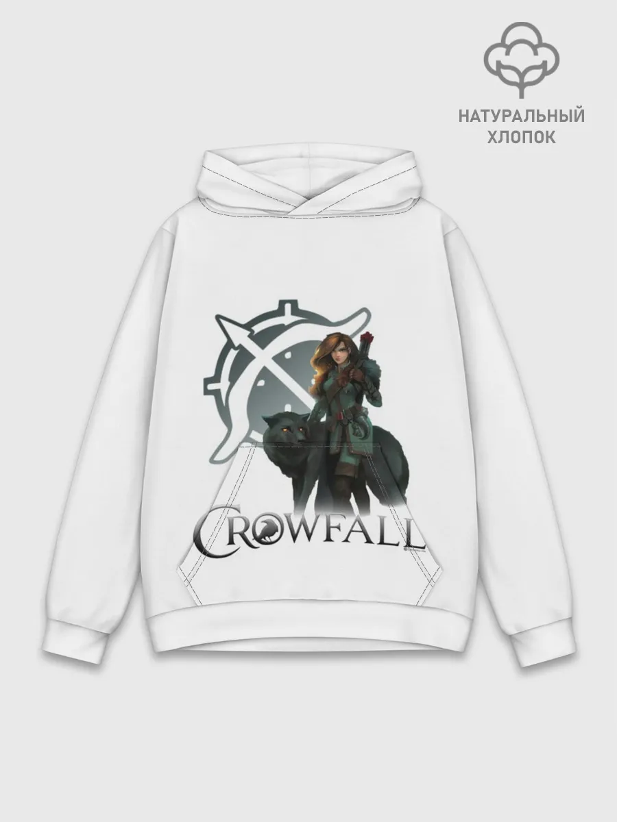 Худи мужской база хлопок / Crowfall | Ranger