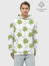 Худи мужской база хлопок / Клевер на День святого Патрика