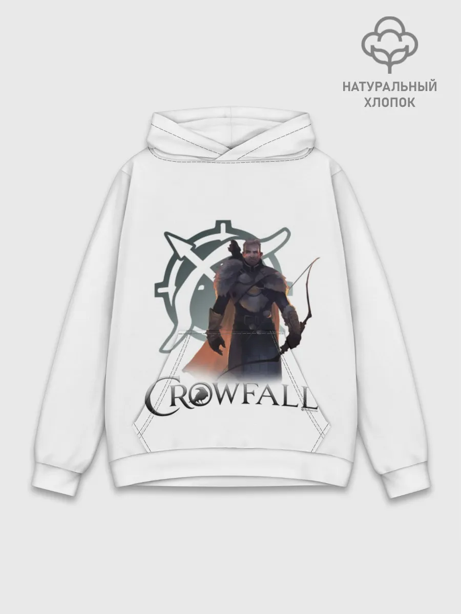 Худи мужской база хлопок / Crowfall | Ranger