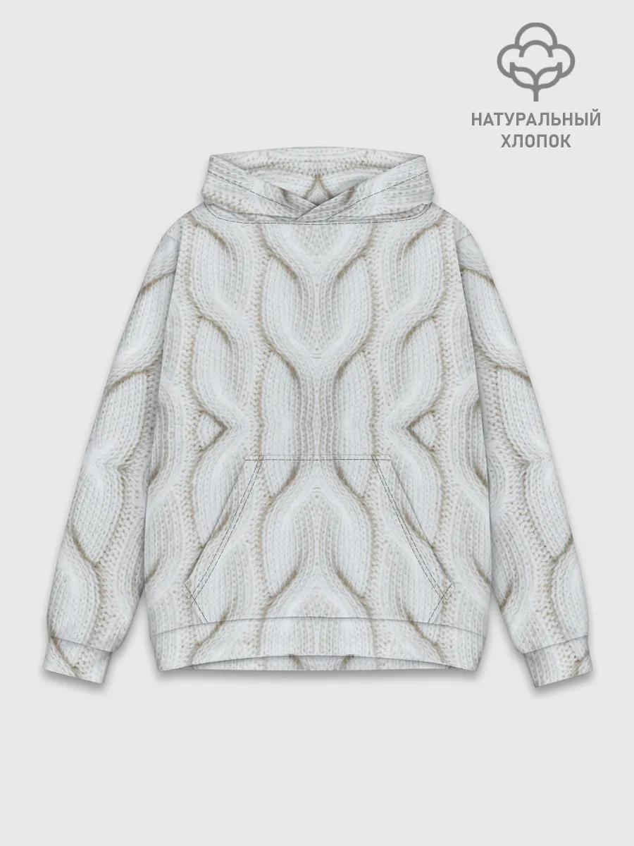 Худи мужской база хлопок / Вязанка