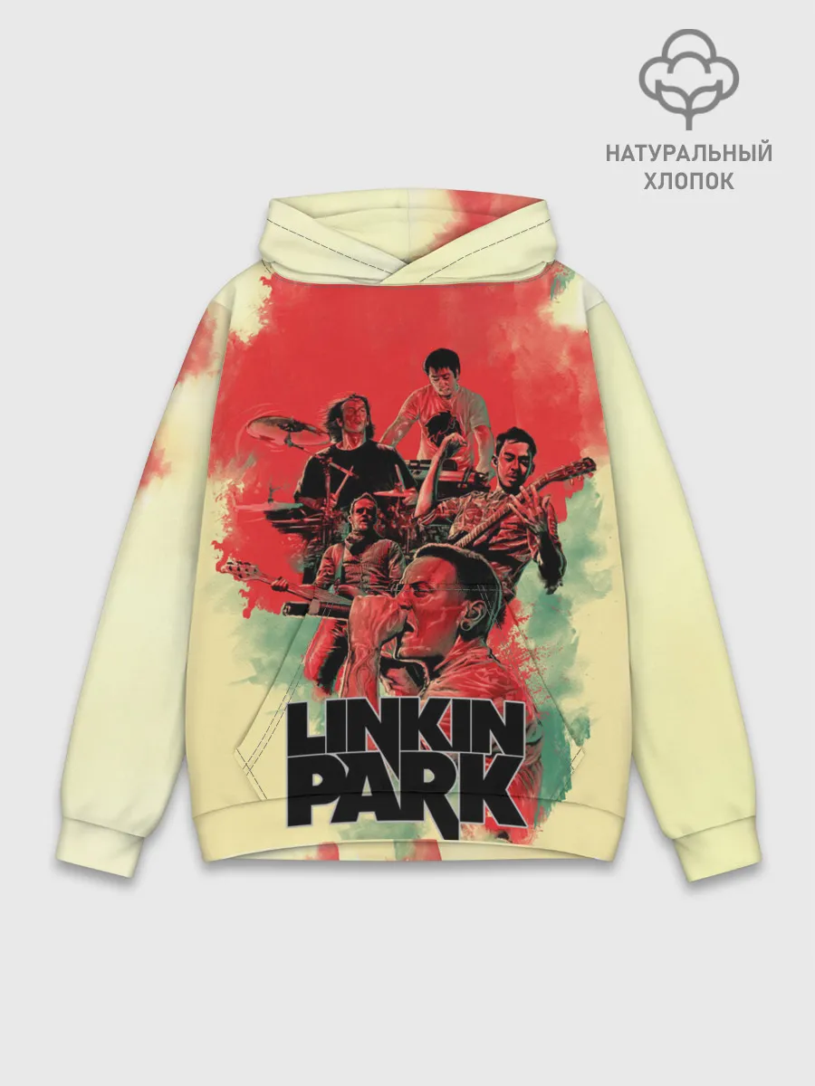 Худи мужской база хлопок / LINKIN PARK