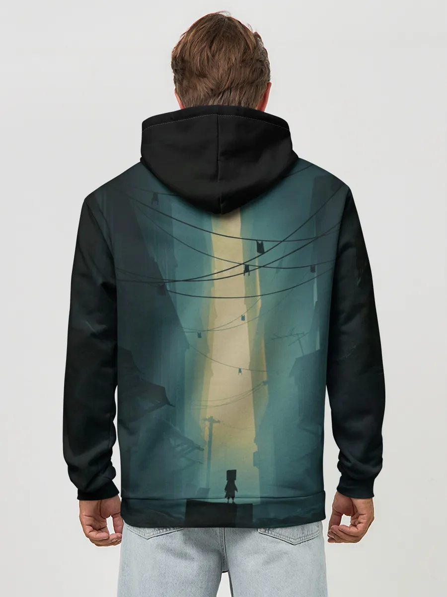 Худи мужской база хлопок / Little Nightmares