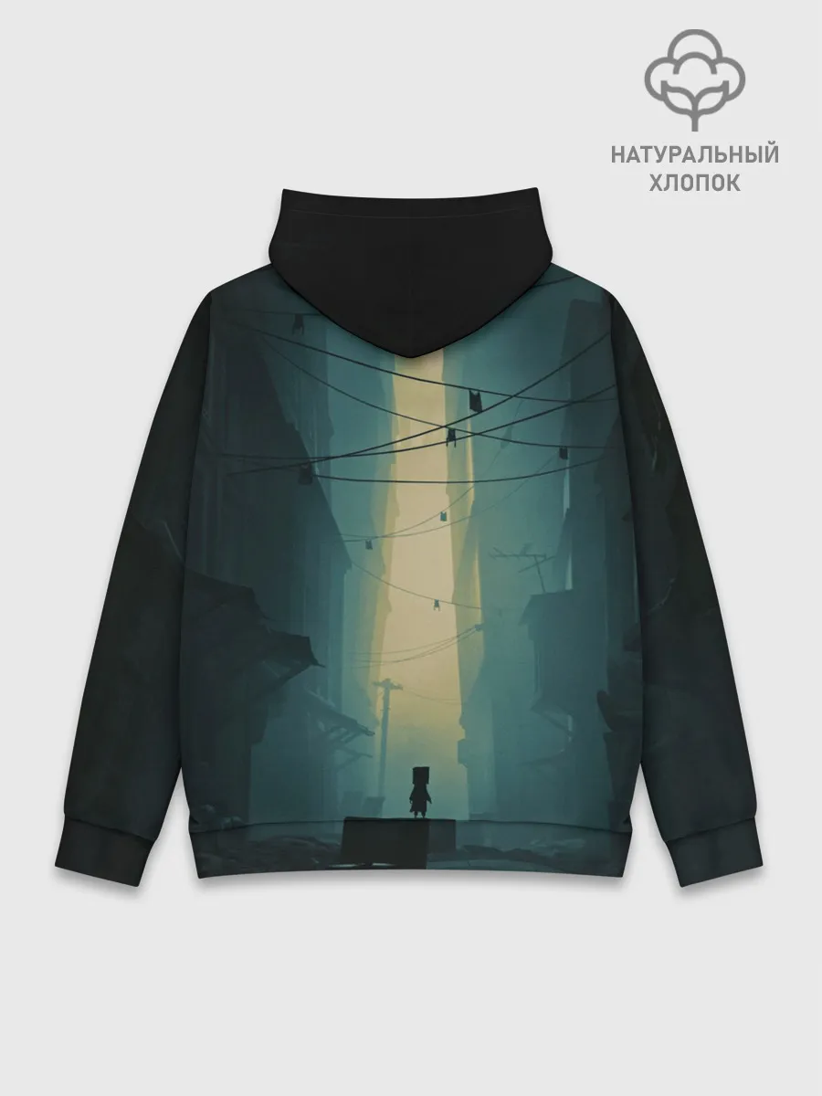 Худи мужской база хлопок / Little Nightmares