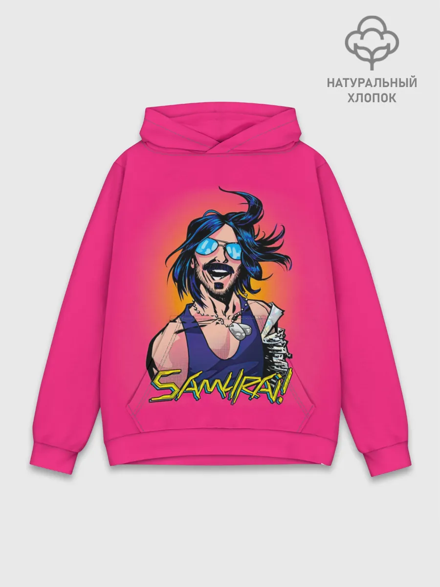 Худи мужской база хлопок / SAMURAI Cyberpunk 2077