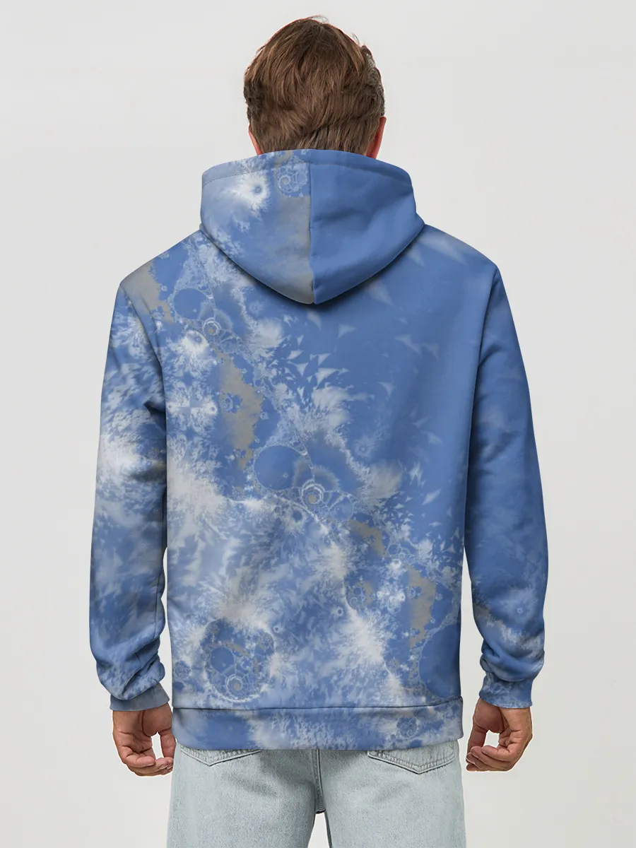 Худи мужской база хлопок / Летающие треугольники