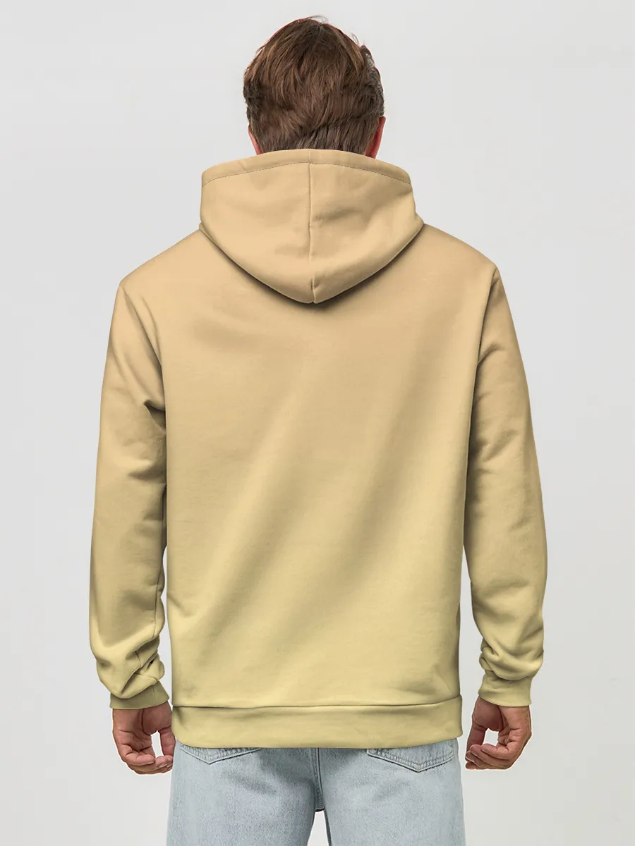 Худи мужской база хлопок / малышка чиби и цыпленок