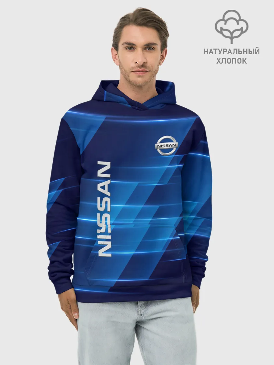 Худи мужской база хлопок / Nissan