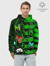 Худи мужской база хлопок / Minecraft / Майнкрафт