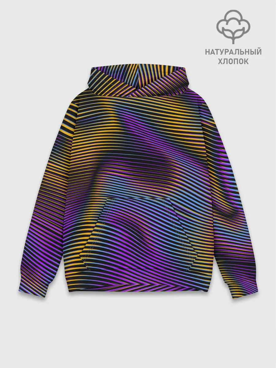 Худи мужской база хлопок / Современная абстракция