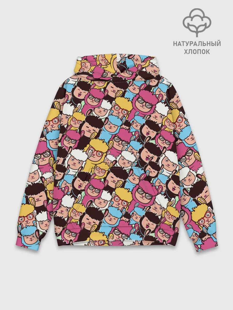 Худи мужской база хлопок / Альпаки