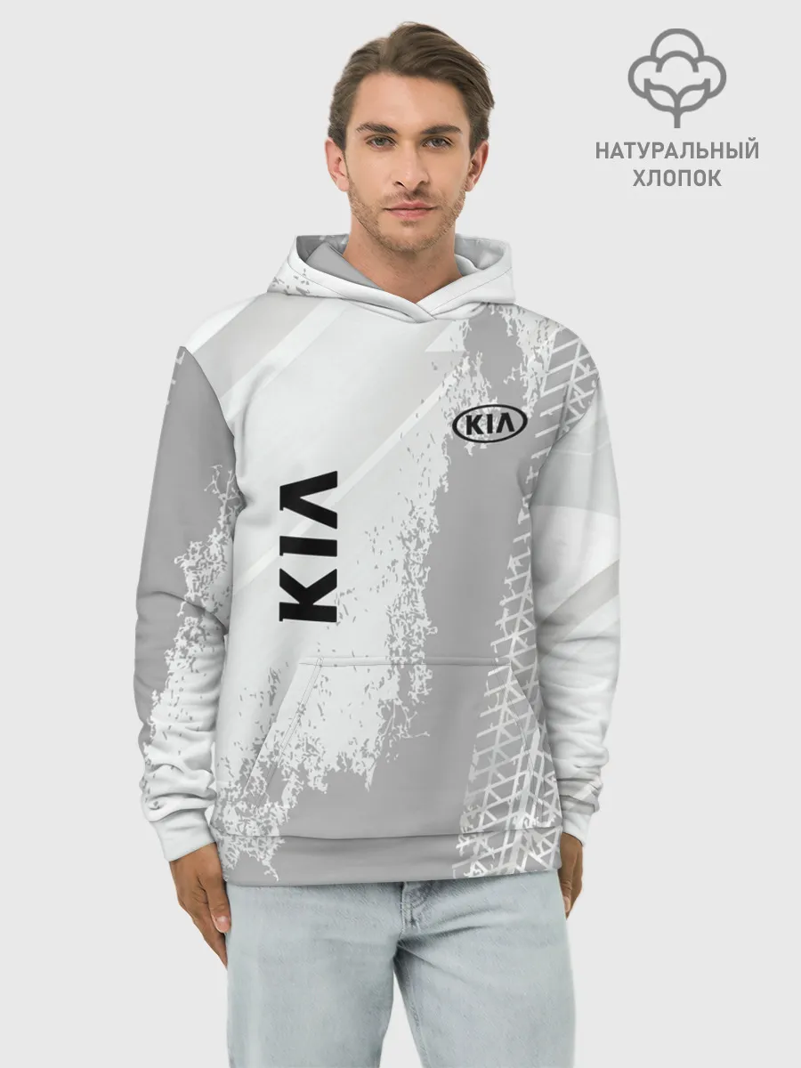 Худи мужской база хлопок / Kia