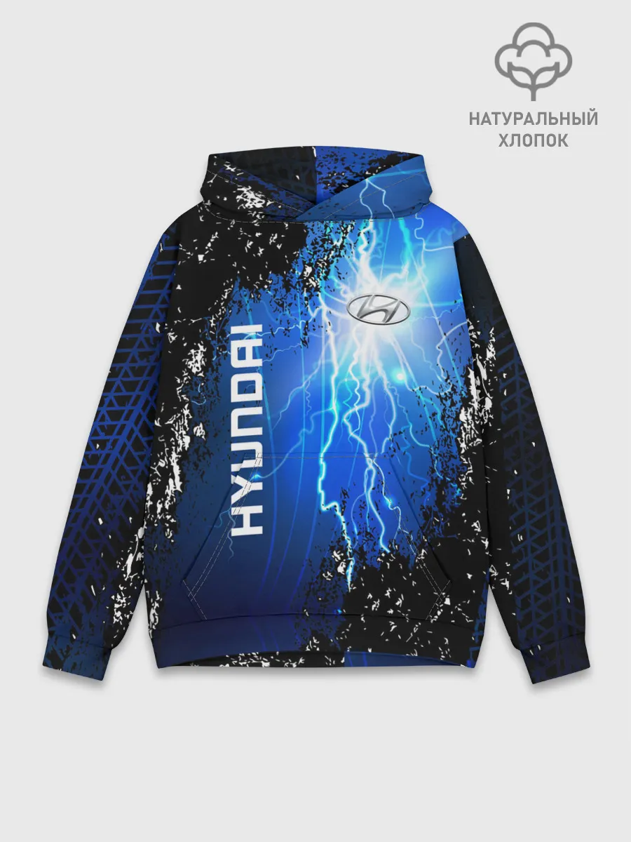 Худи мужской база хлопок / Hyundai