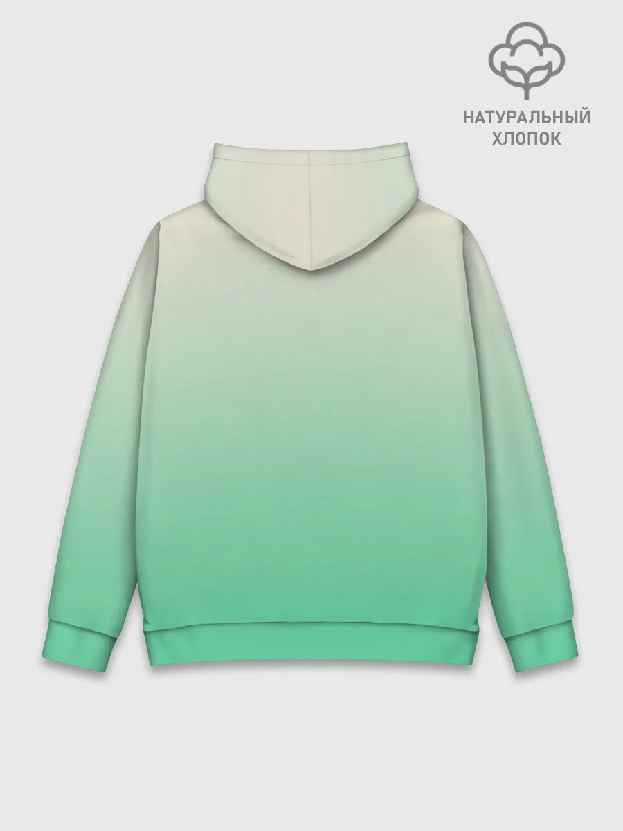 Худи мужской база хлопок / две овечки пасутся на лугу