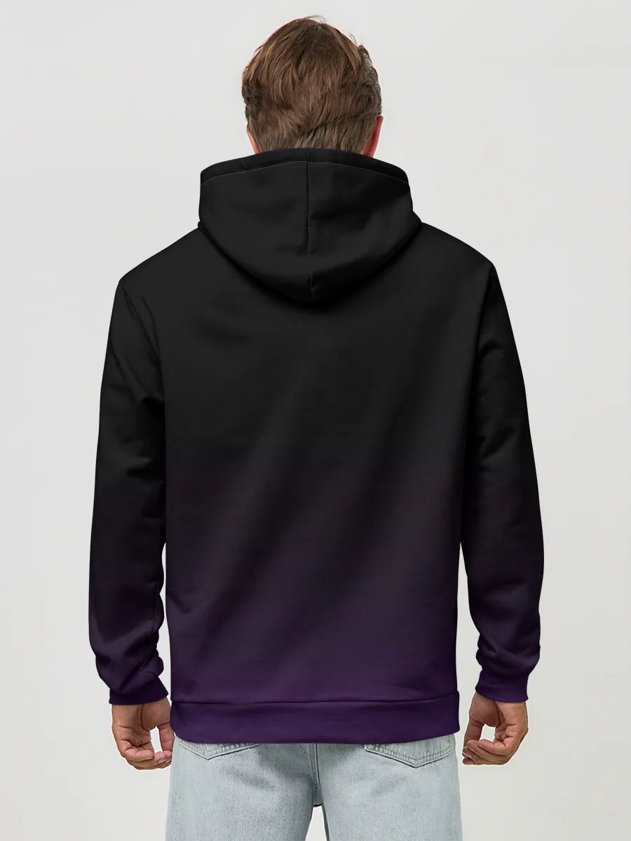 Худи мужской база хлопок / МОБ ПСИХО 100