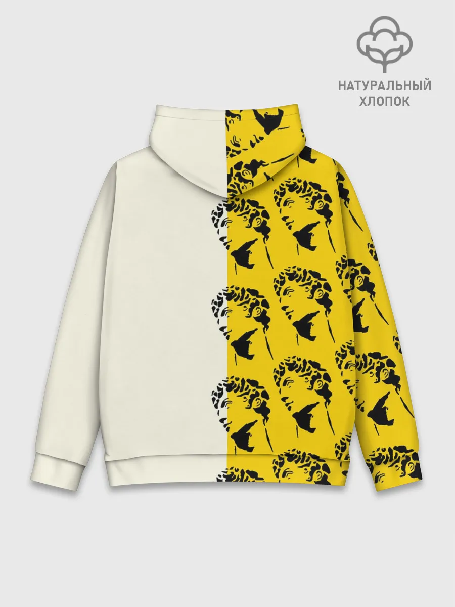 Худи мужской база хлопок / Скульптура монограмма