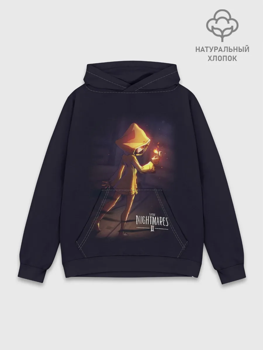 Худи мужской база хлопок / Little Nightmares 2. Шестая.