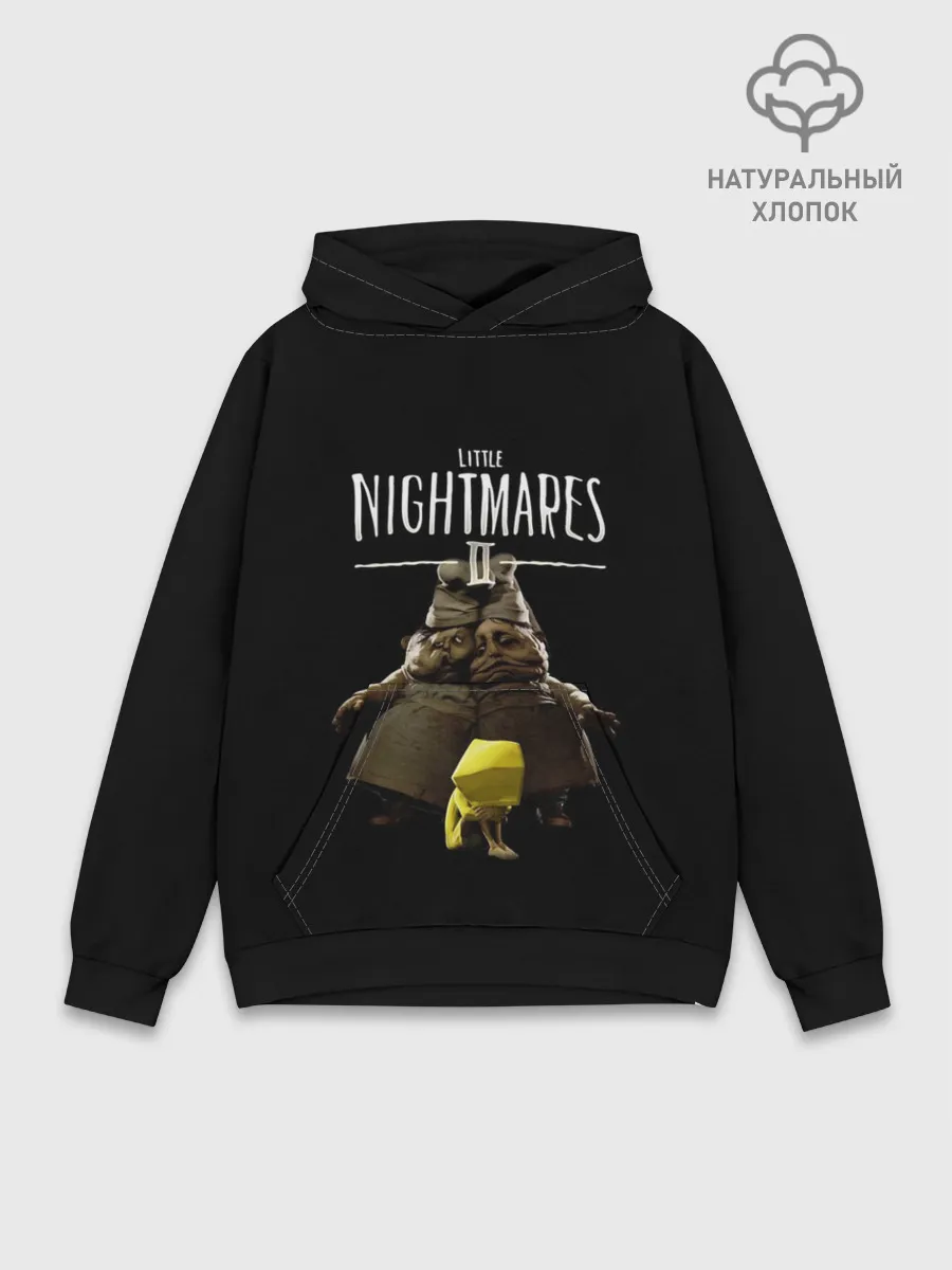 Худи мужской база хлопок / Little Nightmares 2 близнецы
