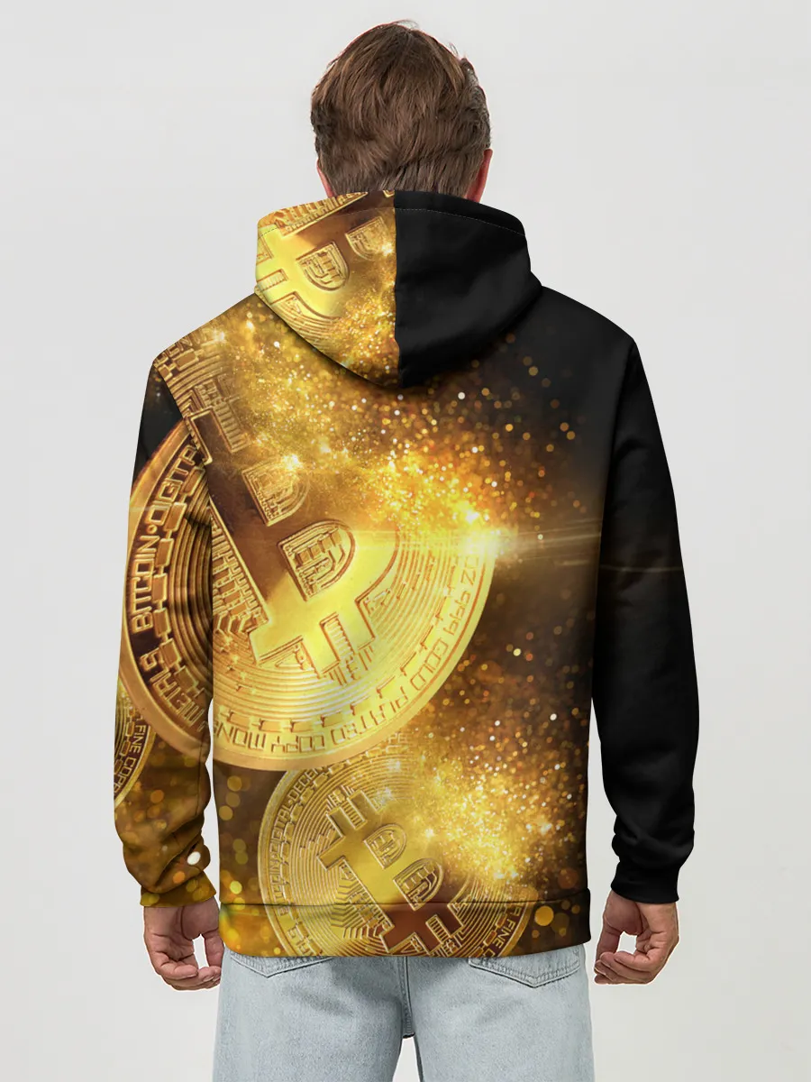 Худи мужской база хлопок / БИТКОИН ЗОЛОТО | BITCOIN GOLD