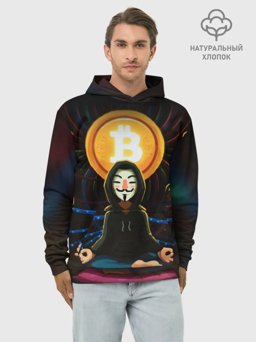 Худи мужской база хлопок / БИТКОИН | BITCOIN