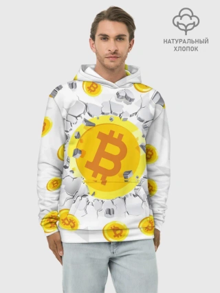 Худи мужской база хлопок / БИТКОИН | BITCOIN