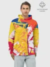 Худи мужской база хлопок / Красочное счастье