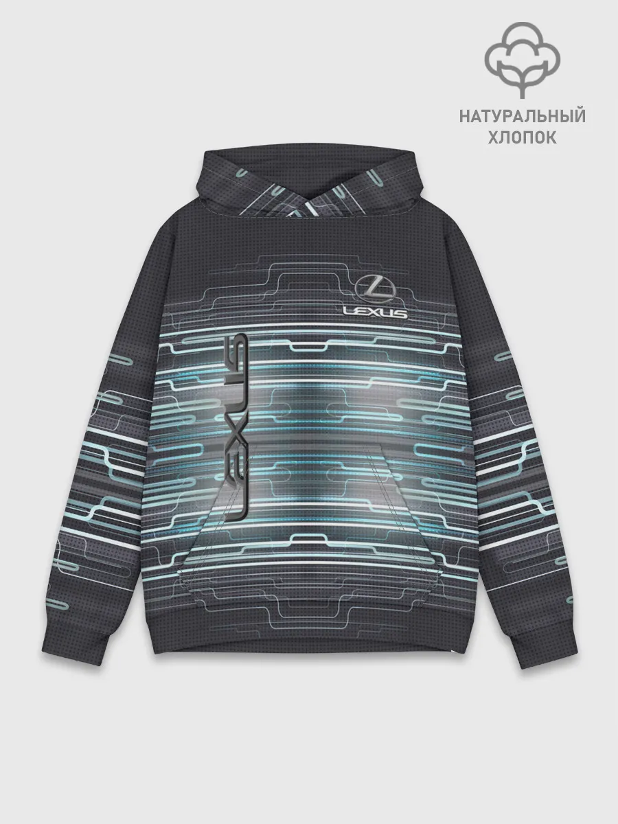 Худи мужской база хлопок / Lexus