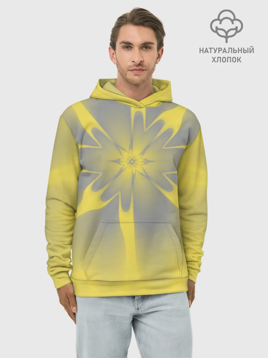 Худи мужской база хлопок / Абстракция