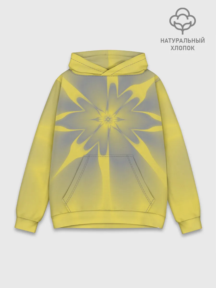 Худи мужской база хлопок / Абстракция