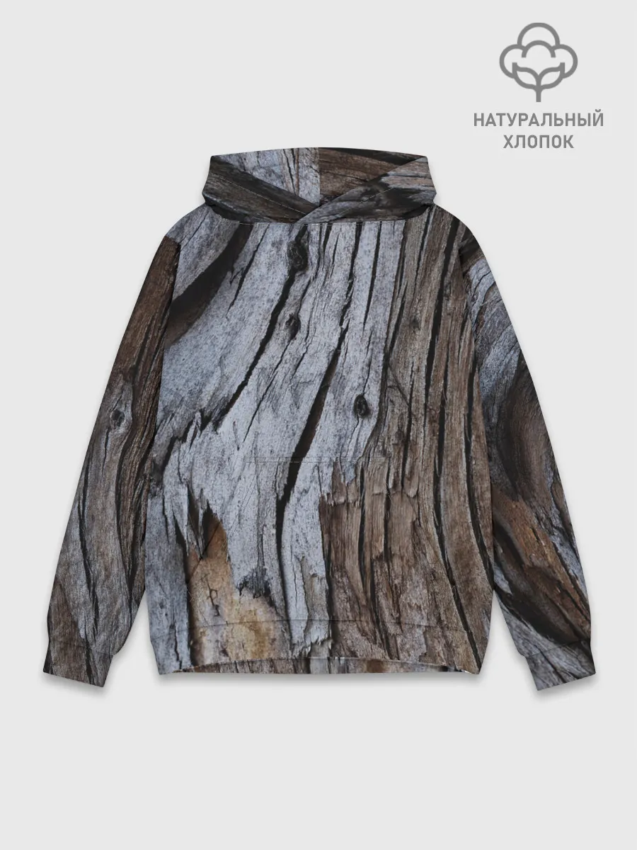 Худи мужской база хлопок / Древесная кора