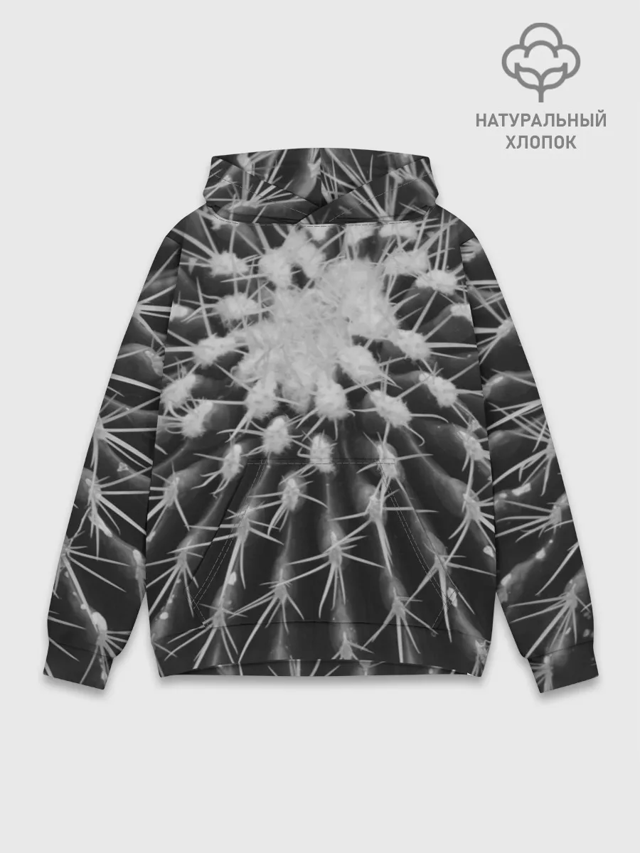 Худи мужской база хлопок / Кактусовый