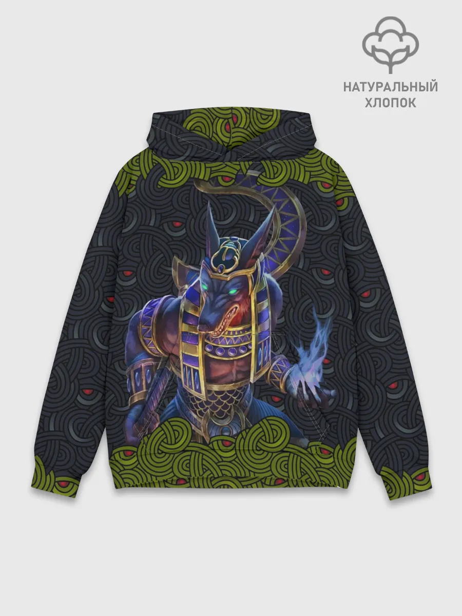 Худи мужской база хлопок / Суд Анубиса
