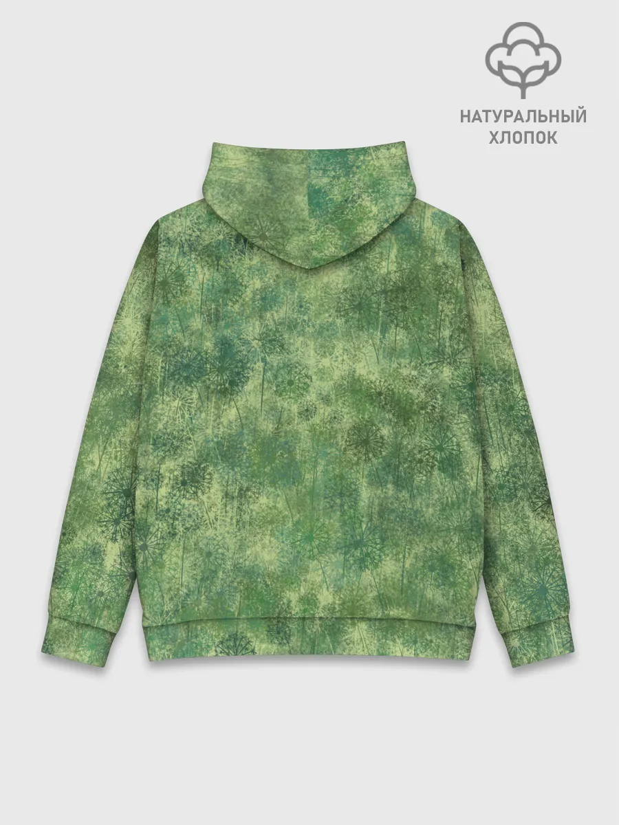 Худи мужской база хлопок / Одуванчики