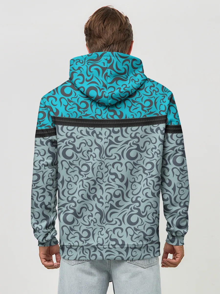 Худи мужской база хлопок / Снежный вихрь