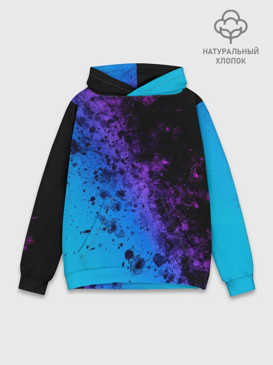 Худи мужской база хлопок / Неоновые Краски