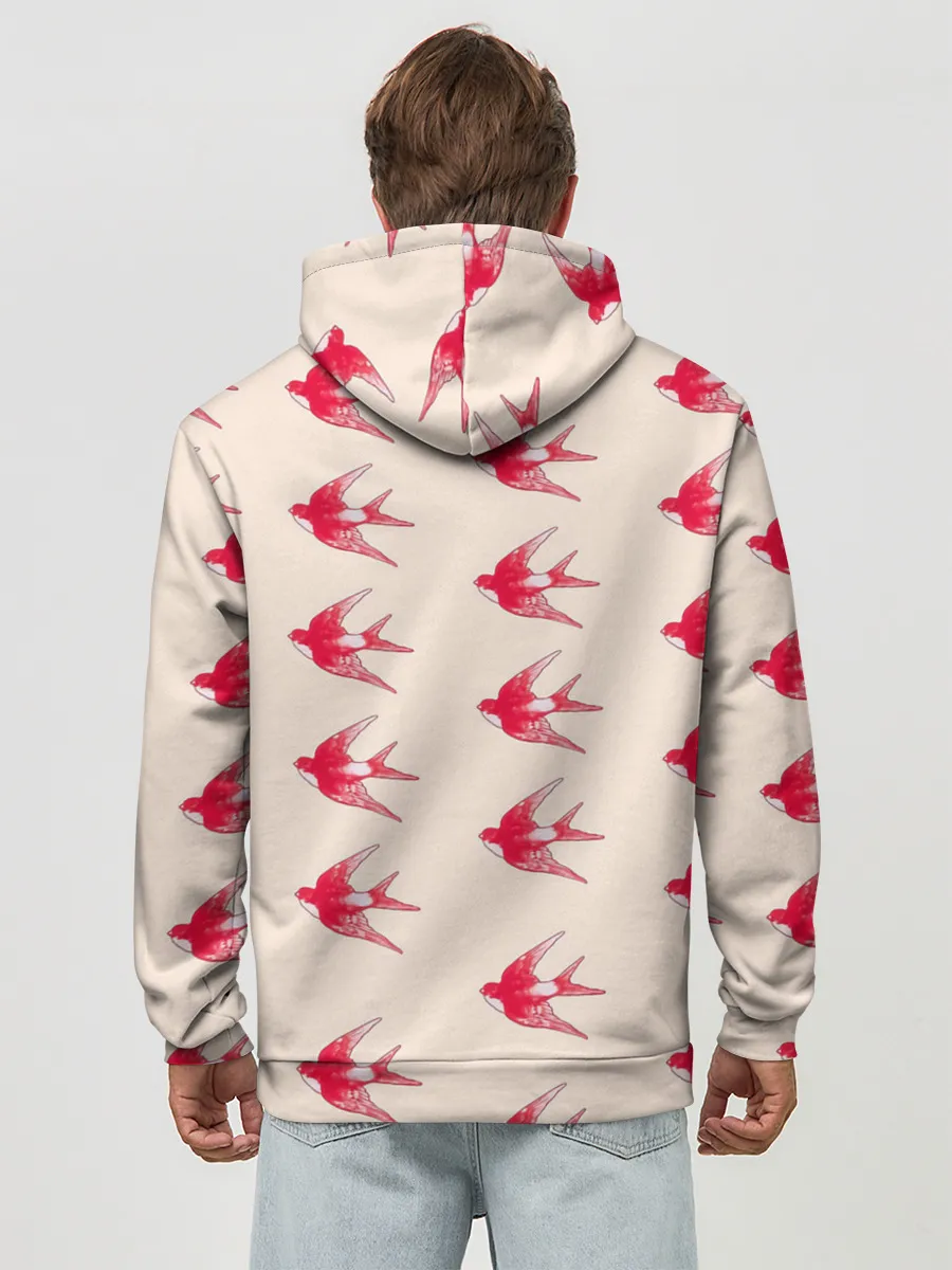 Худи мужской база хлопок / Синицы