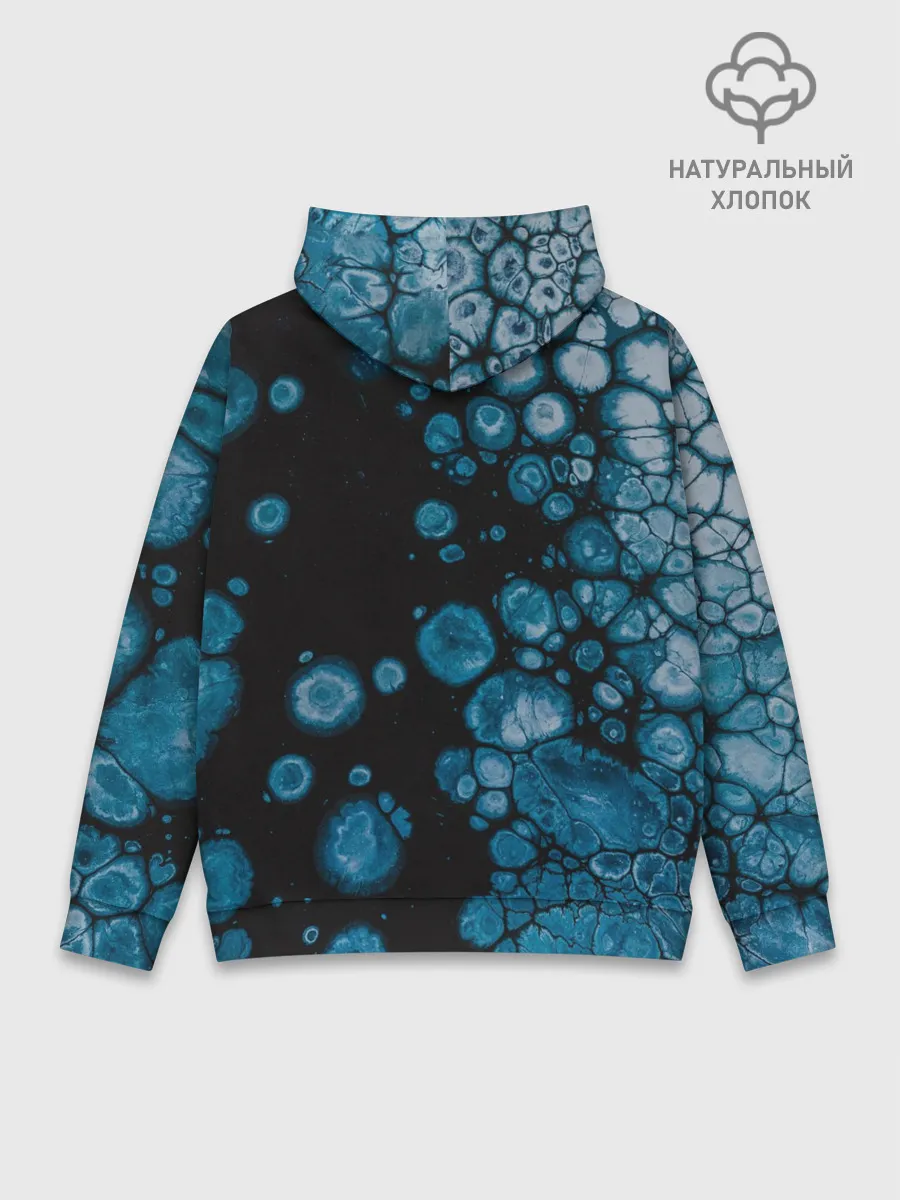 Худи мужской база хлопок / Лёд