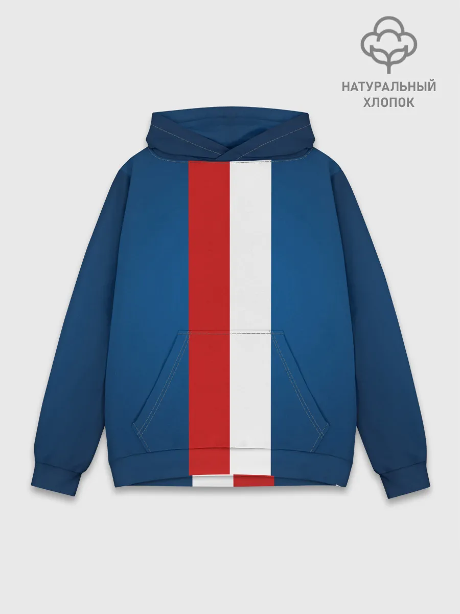 Худи мужской база хлопок / ФК Пари Сен-Жермен