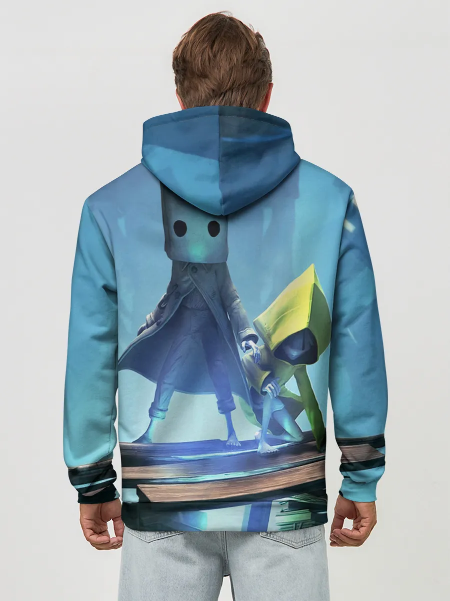 Худи мужской база хлопок / Little Nightmares || арт шестой и моно