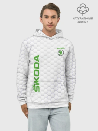 Худи мужской база хлопок / SKODA
