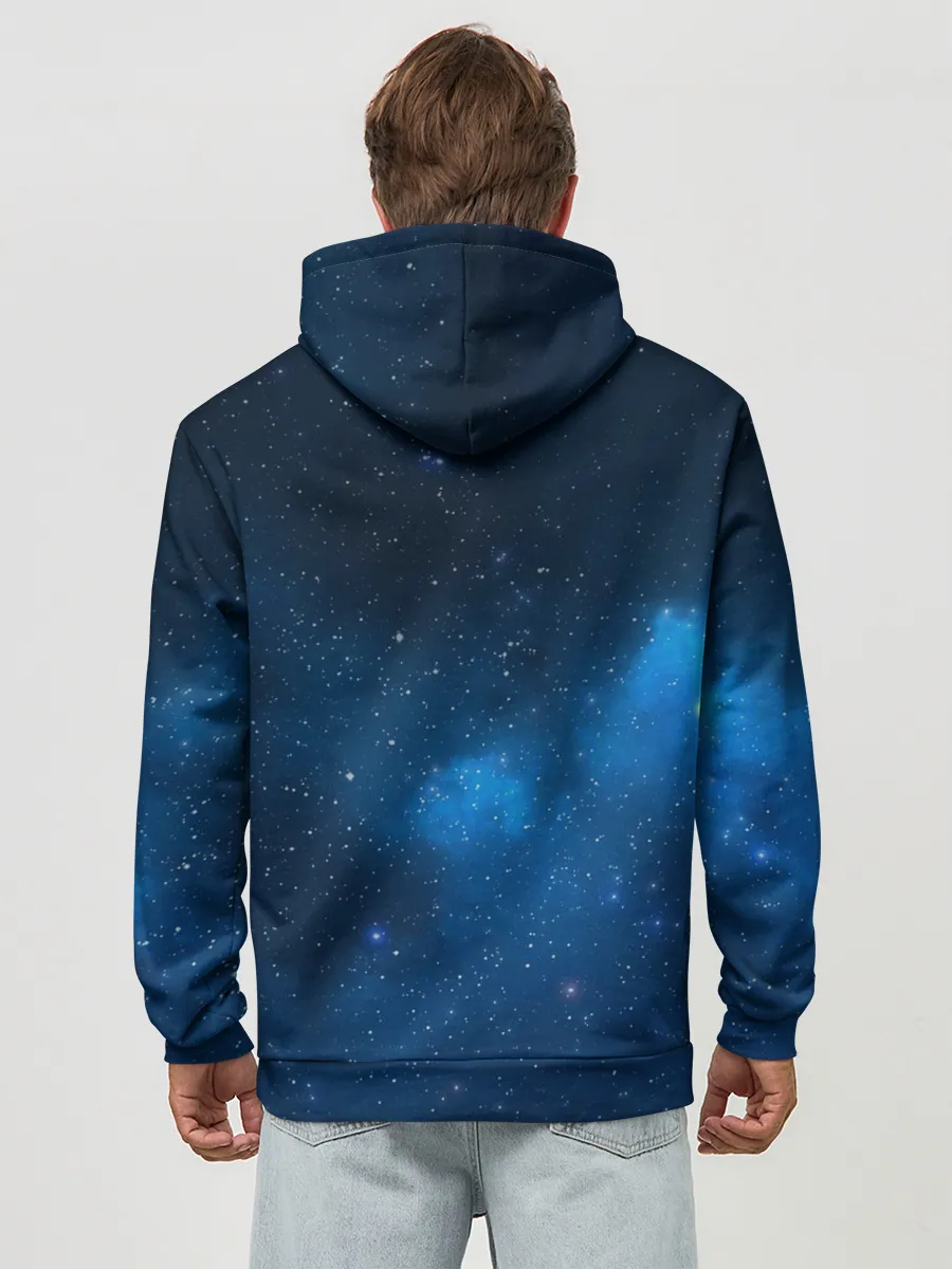 Худи мужской база хлопок / SPACE LOVE