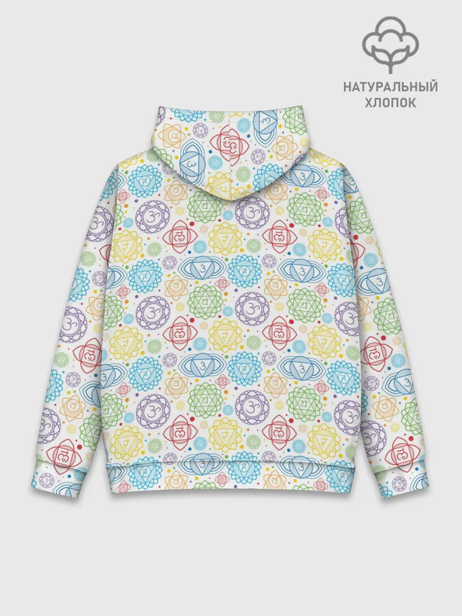 Худи мужской база хлопок / Чакры