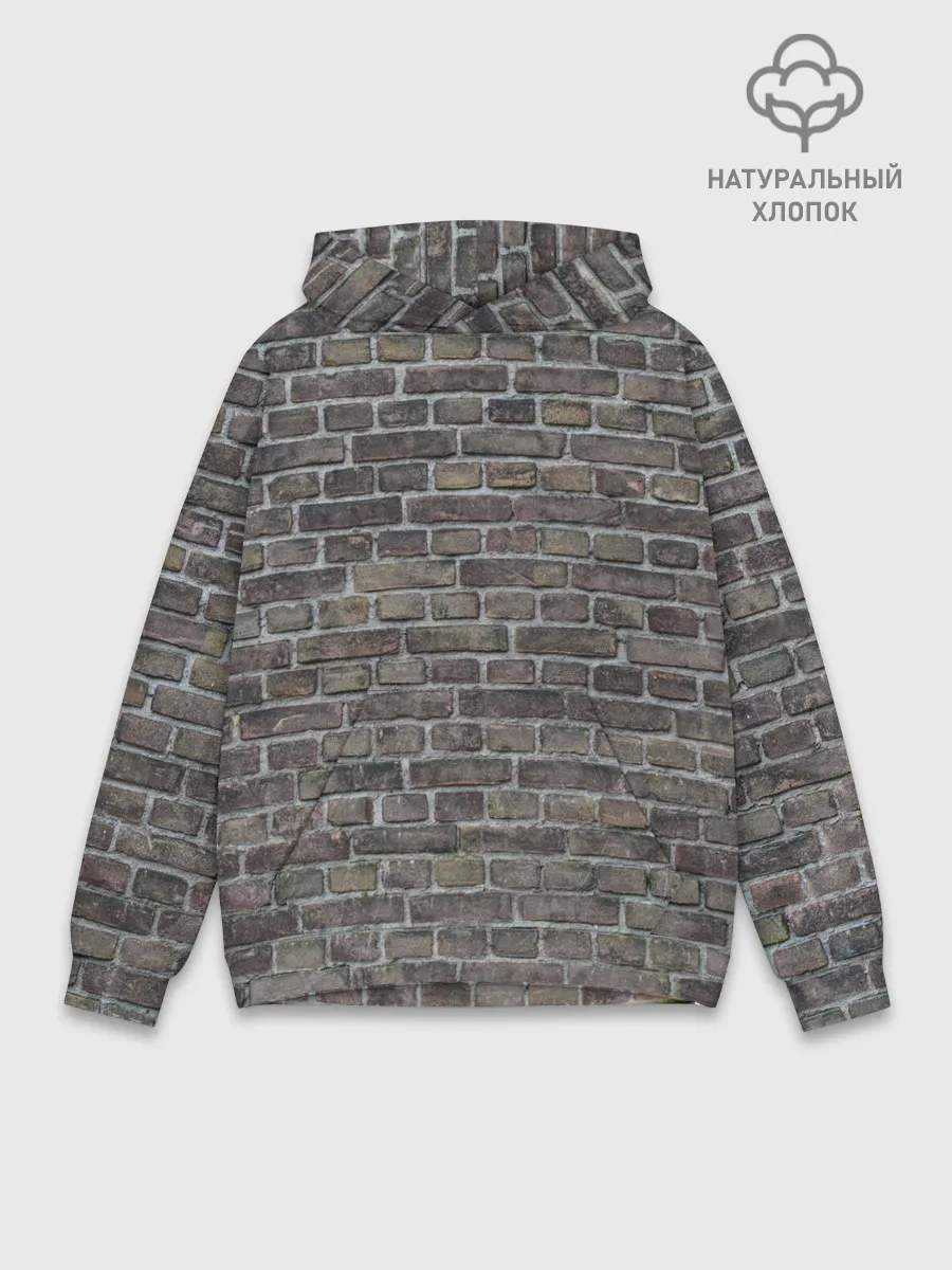 Худи мужской база хлопок / кирпич