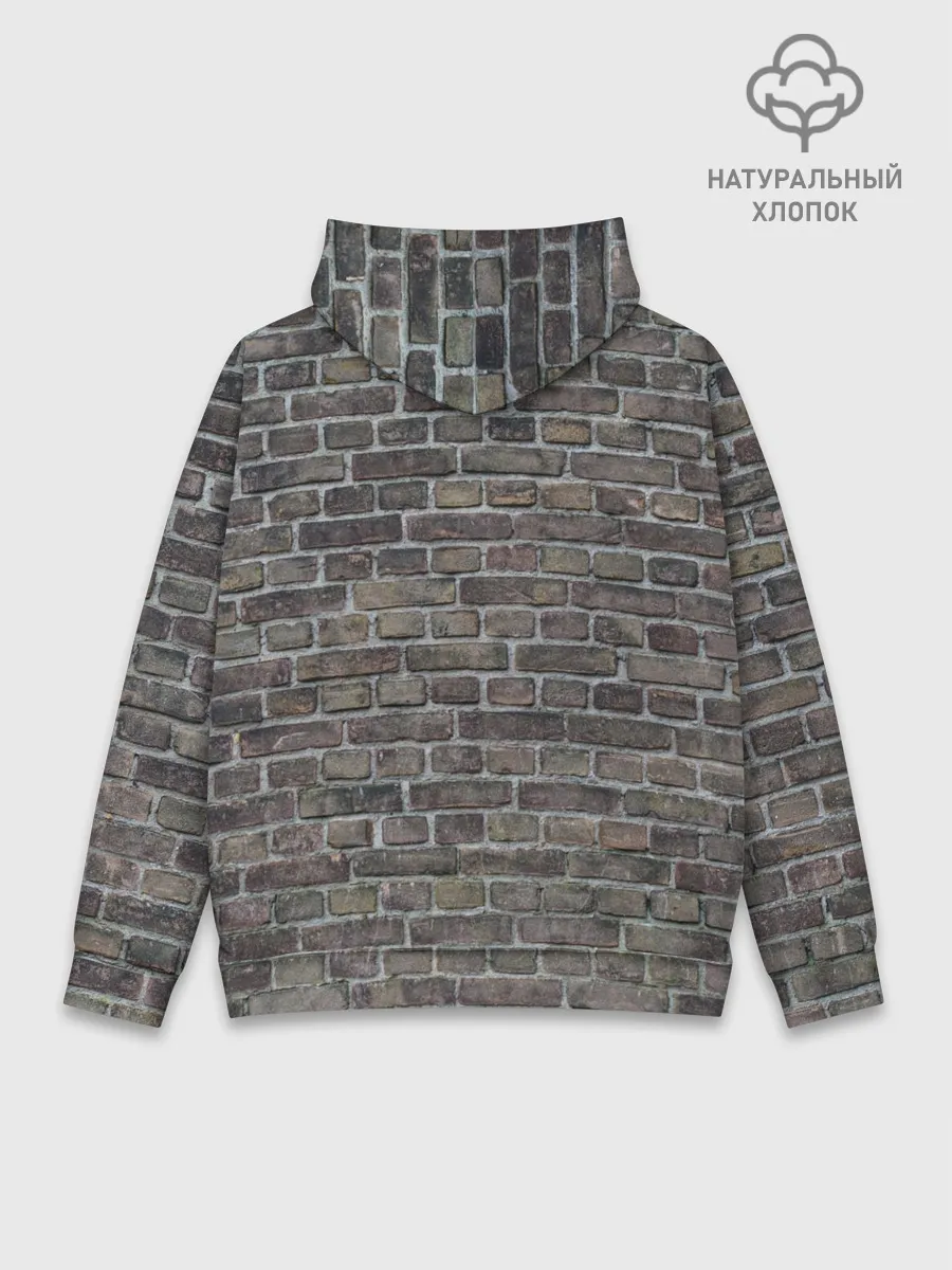 Худи мужской база хлопок / кирпич