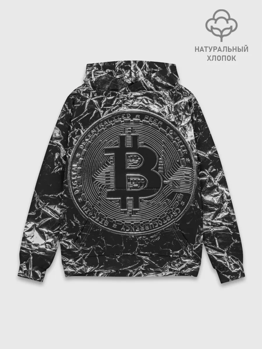 Худи мужской база хлопок / БИТКОИН | BITCOIN