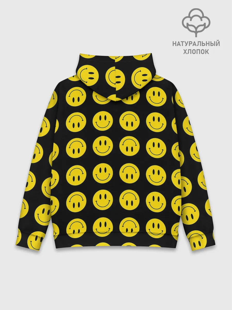 Худи мужской база хлопок / Смайлики