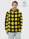 Худи мужской база хлопок / Смайлики